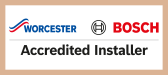 Trusted Worcester Bosch accredited installers frame